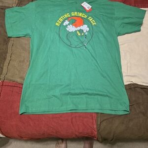 Green 'Resting Grinch Face' T-Shirt